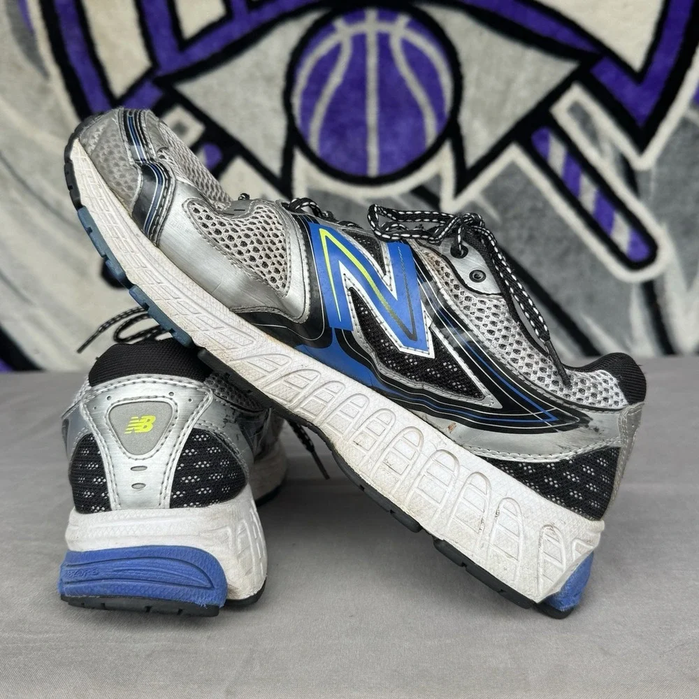 Size 11 4E‎ - New Balance Running Shoes Men 680 V2 Blue Gray Trainer